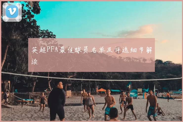 英超PFA最佳球员名单及评选细节解读