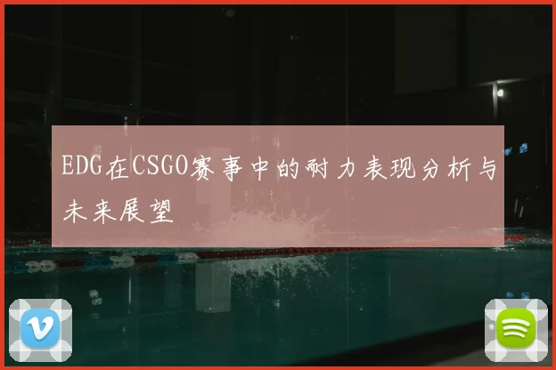 EDG在CSGO赛事中的耐力表现分析与未来展望
