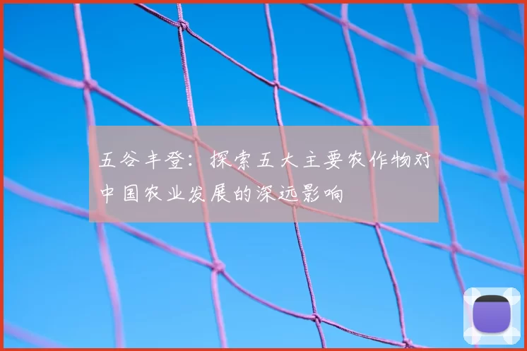 五谷丰登：探索五大主要农作物对中国农业发展的深远影响